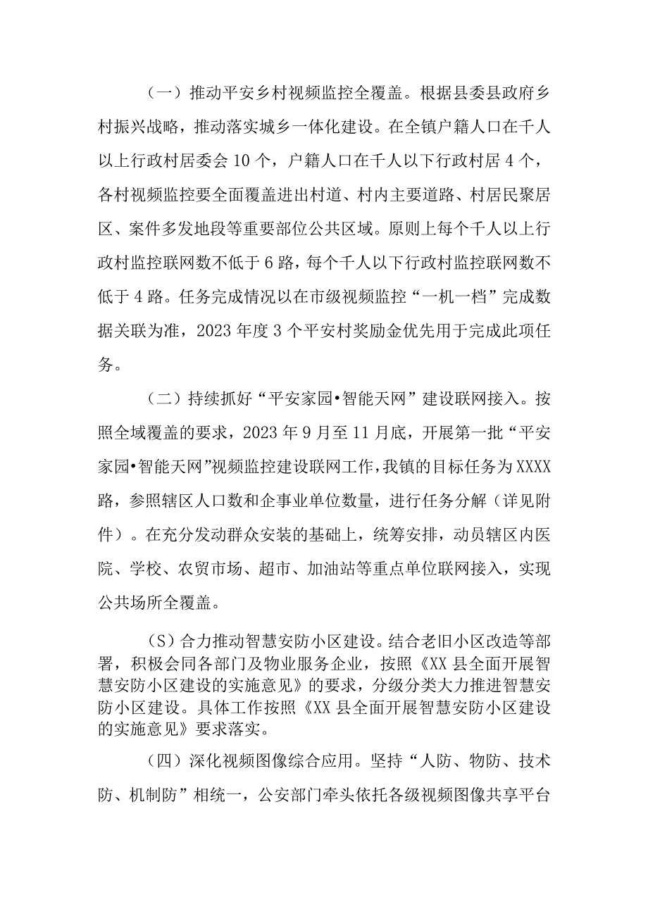 XX镇平安家园·智能天网建设联网应用实施方案.docx_第3页