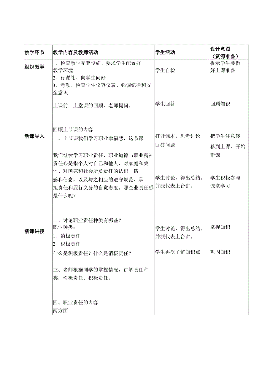 中山科技大学 《职业素养》课程优秀教案完整版 (4).docx_第3页