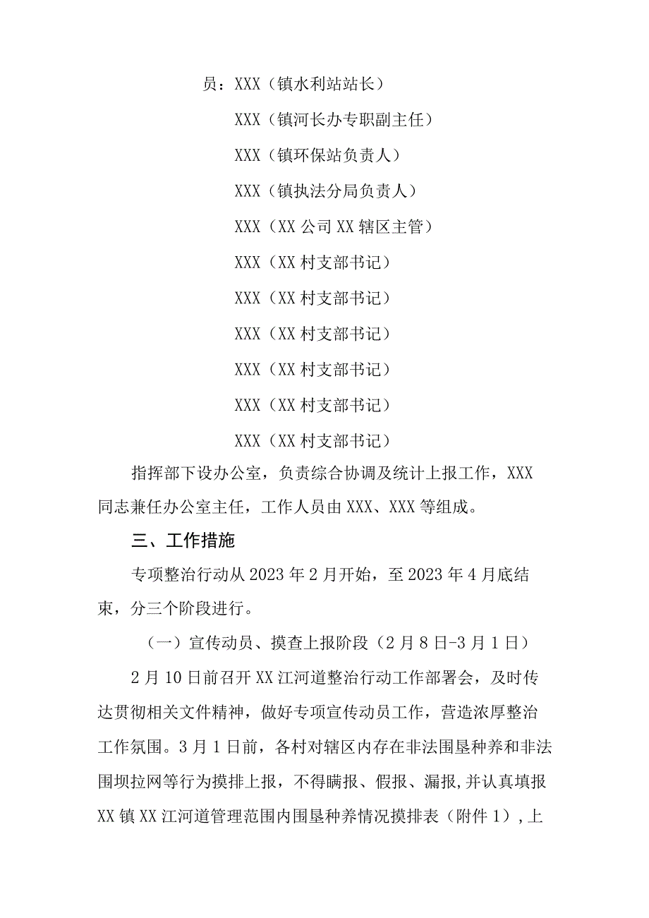 XX镇XX江河道管理范围内围垦种养专项整治行动实施方案.docx_第2页