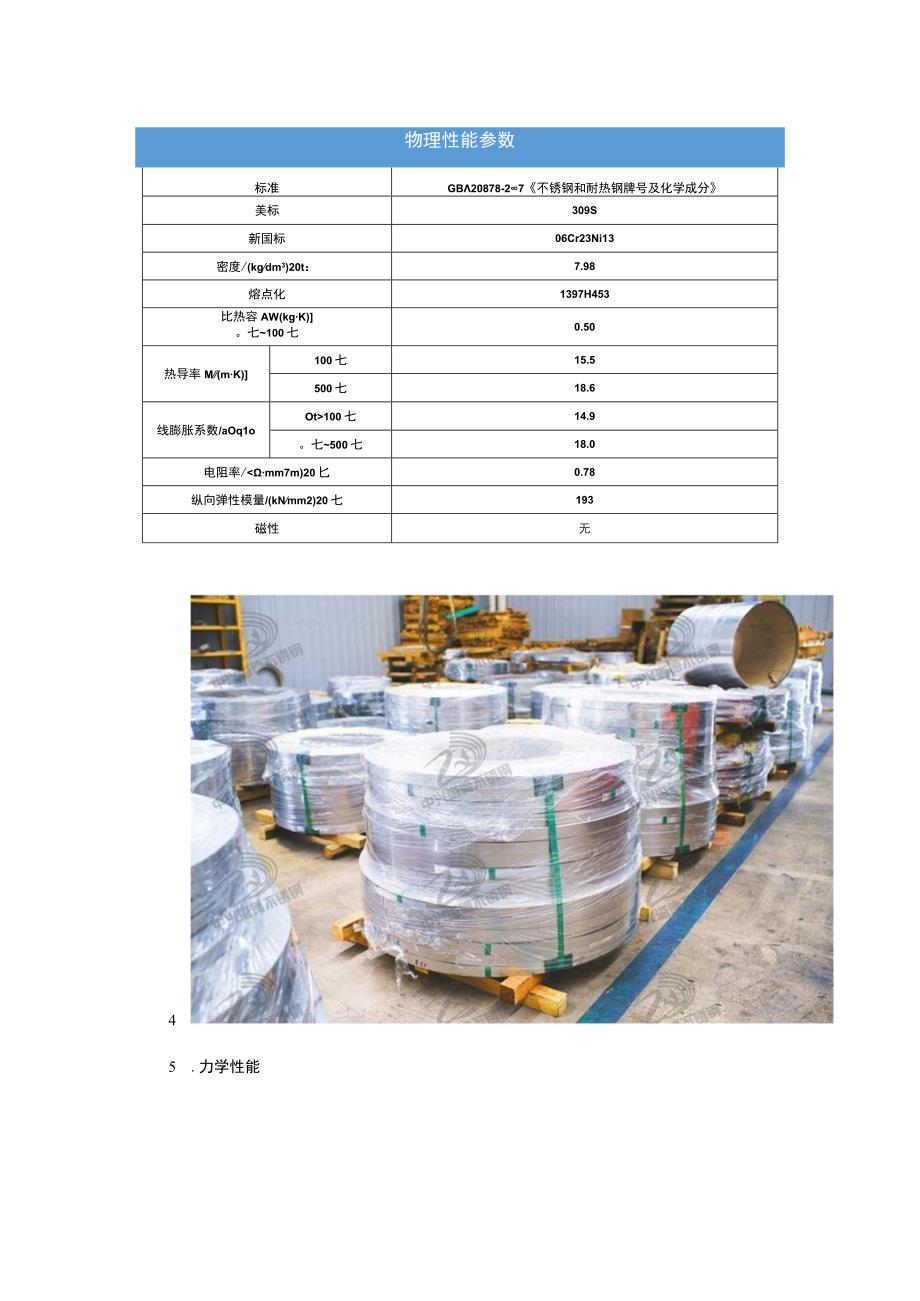 不锈钢材质 _ 309S06Cr23Ni131.4833奥氏体不锈钢.docx_第2页