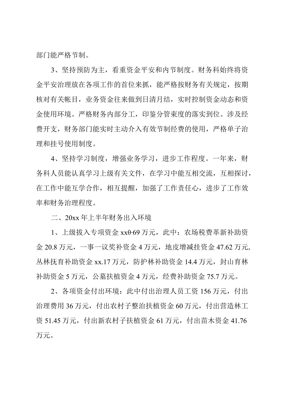 上半年财务个人工作总结优秀范本.docx_第2页