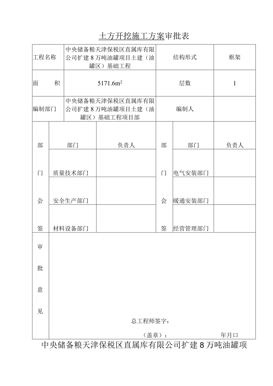 中储粮项目土方开挖施工方案.docx_第1页