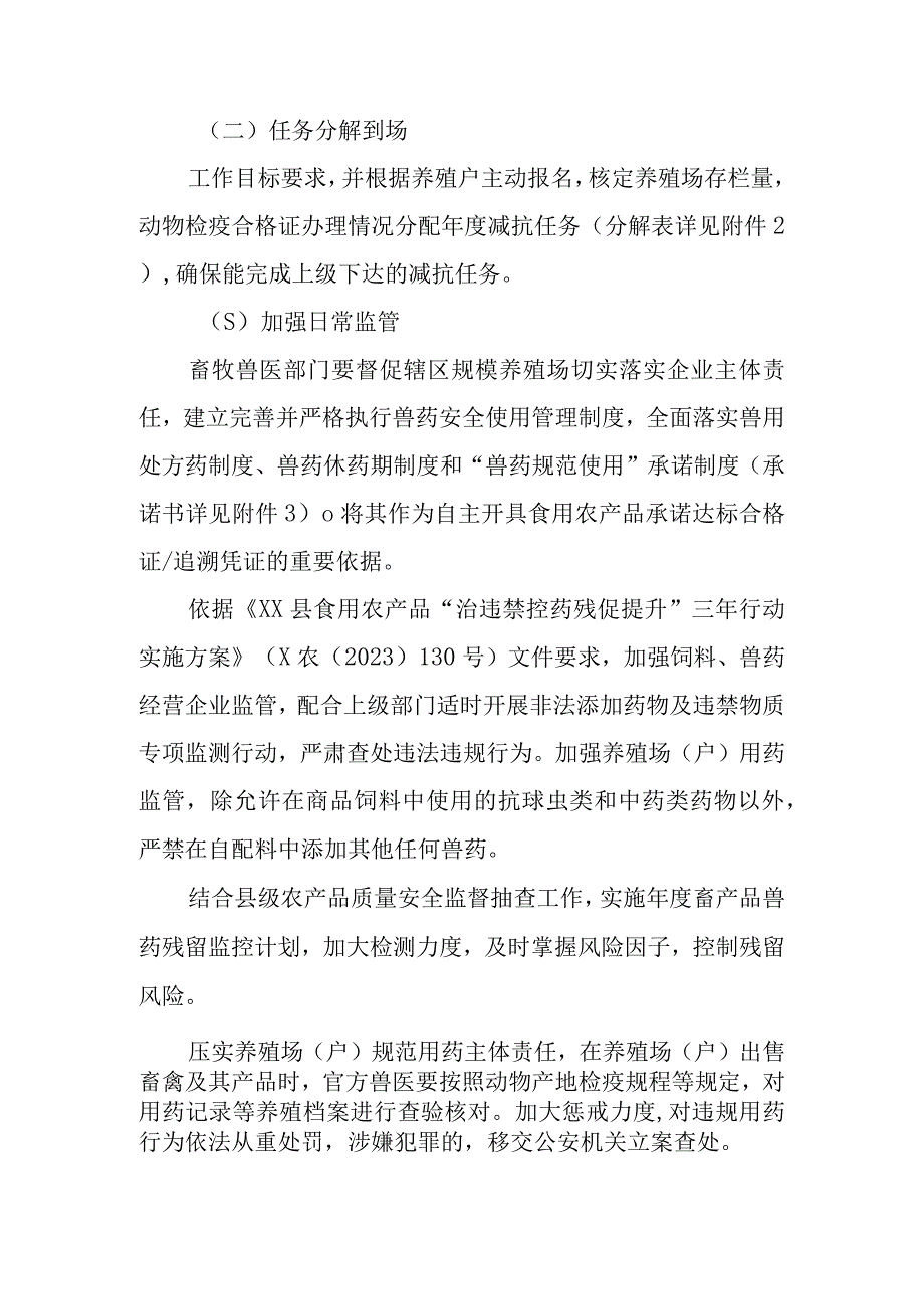 XX镇兽用抗菌药使用量化工作方案20232025年.docx_第2页