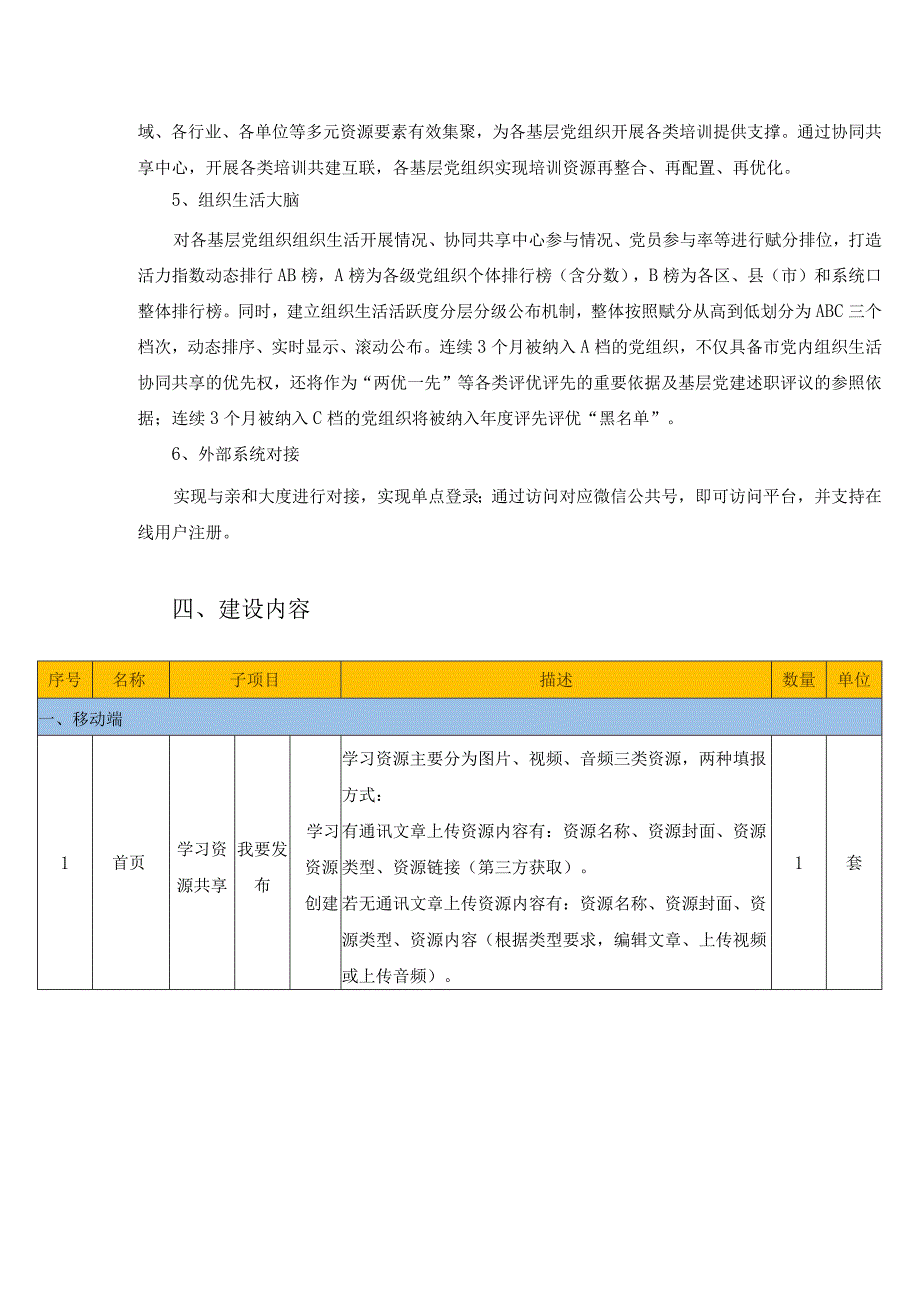 XX街道党内组织生活协同共享场景应用建设项目需求说明.docx_第2页