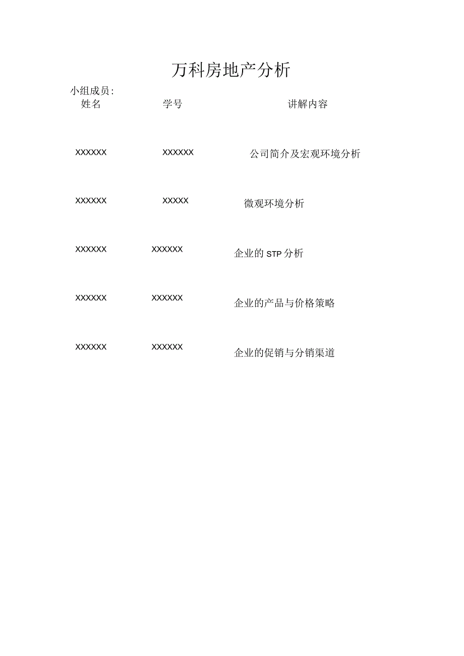 万科房地产经营案例分析分析.docx_第1页