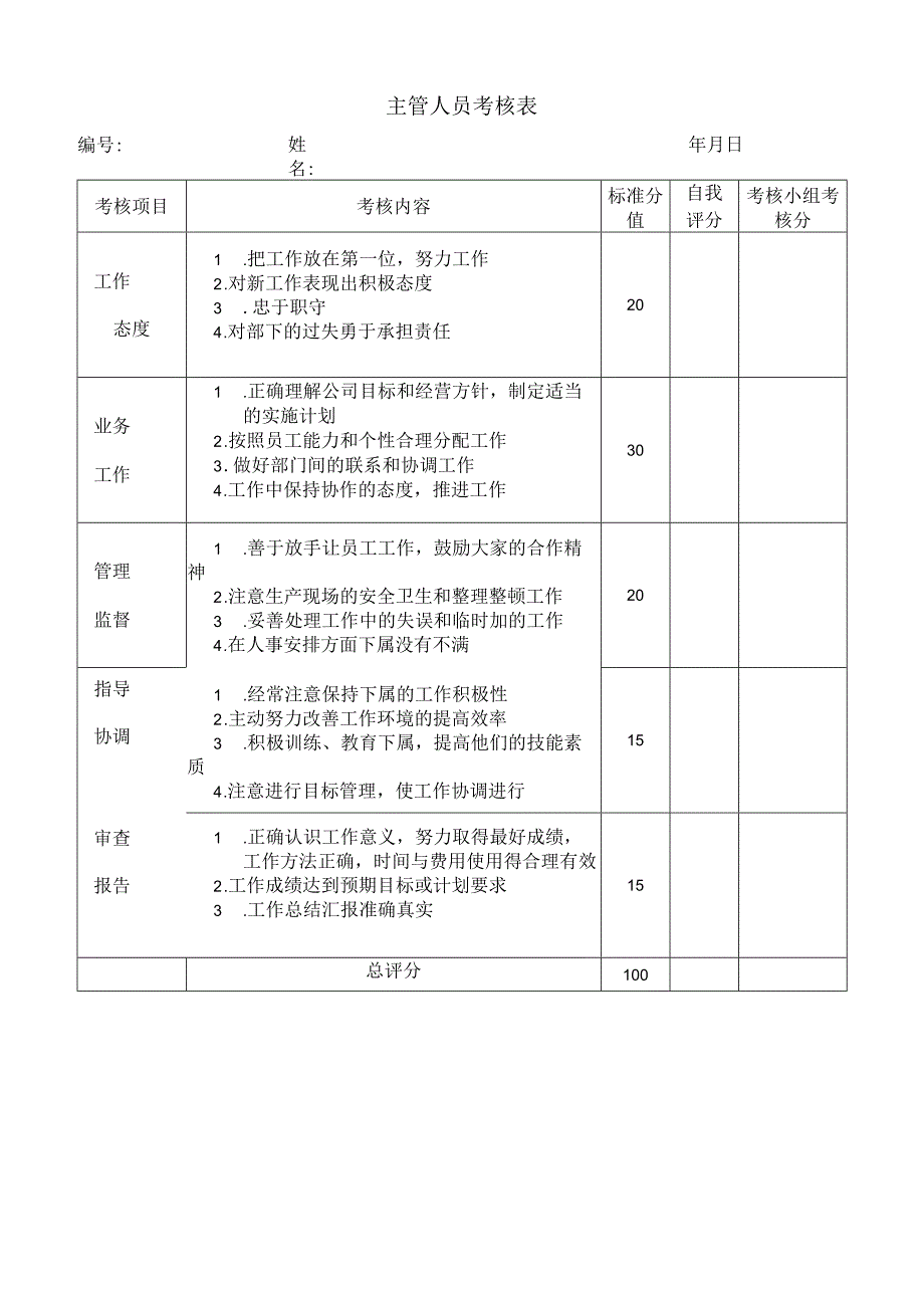 主管人员考核表.docx_第1页