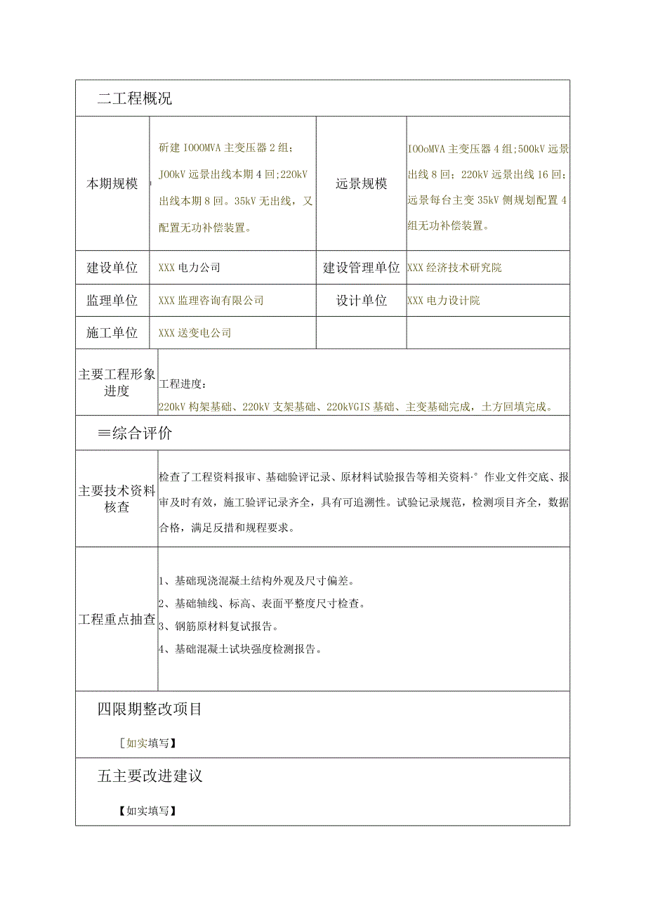 中间验收报告-户外设备基础土建交付安装前阶段.docx_第3页