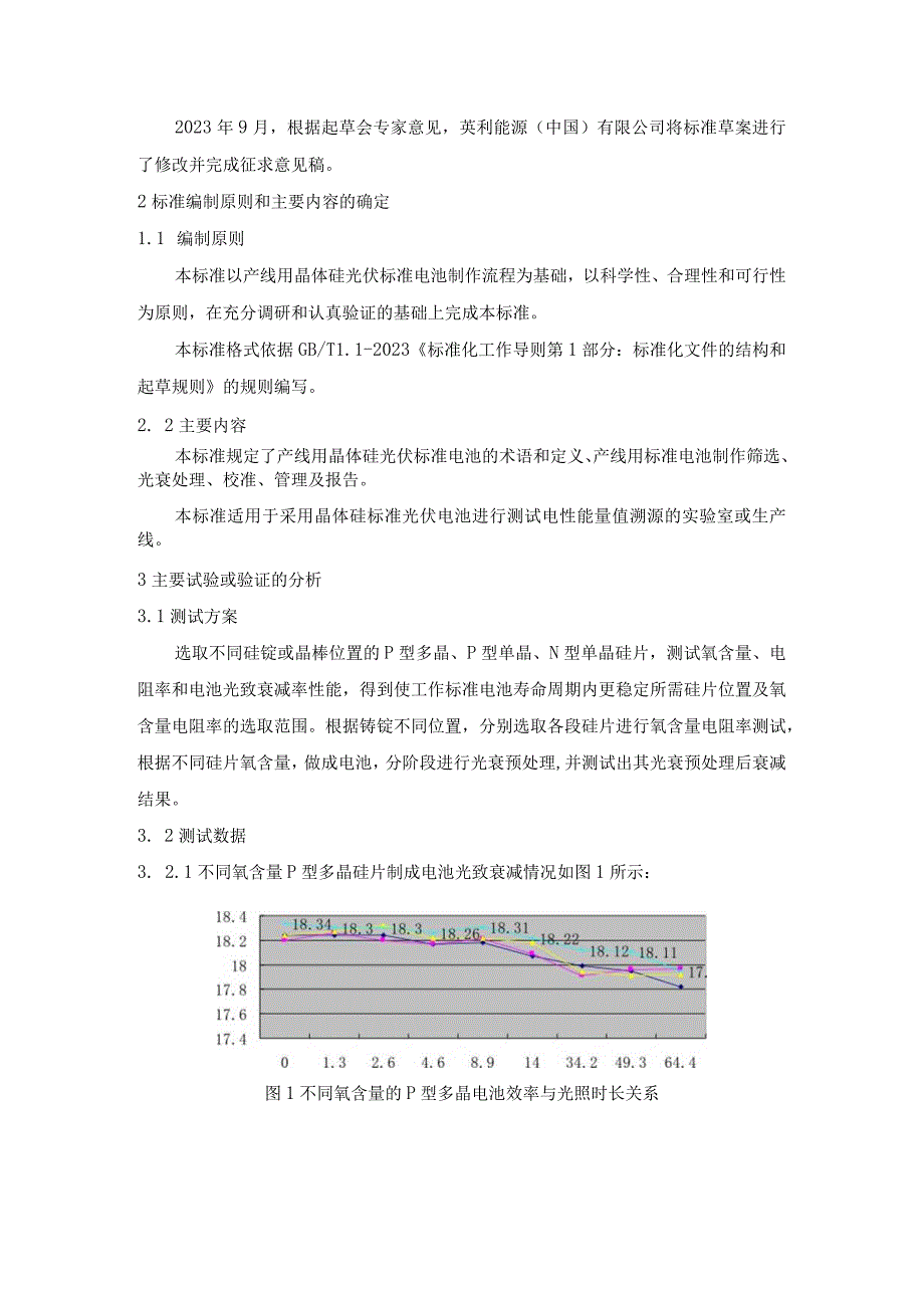 产线用晶体硅光伏标准电池制作指南编制说明.docx_第2页