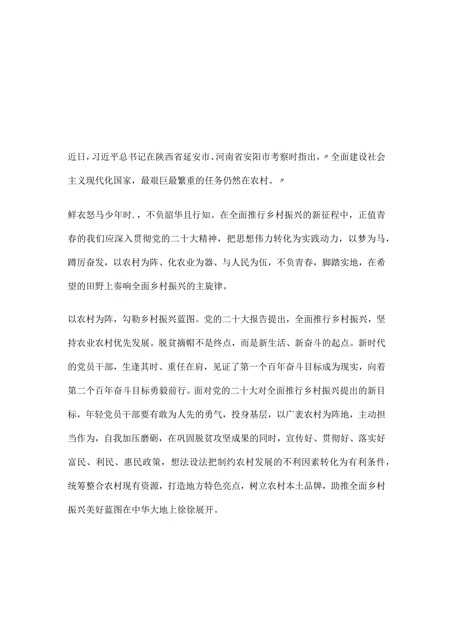 乡村振兴心得体会研讨交流材料3篇.docx_第3页