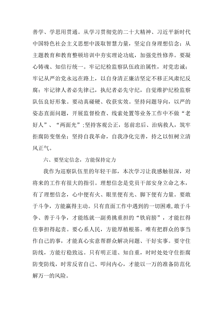 乡镇纪委2023年纪检监察干部队伍教育整顿心得体会 汇编10份.docx_第3页