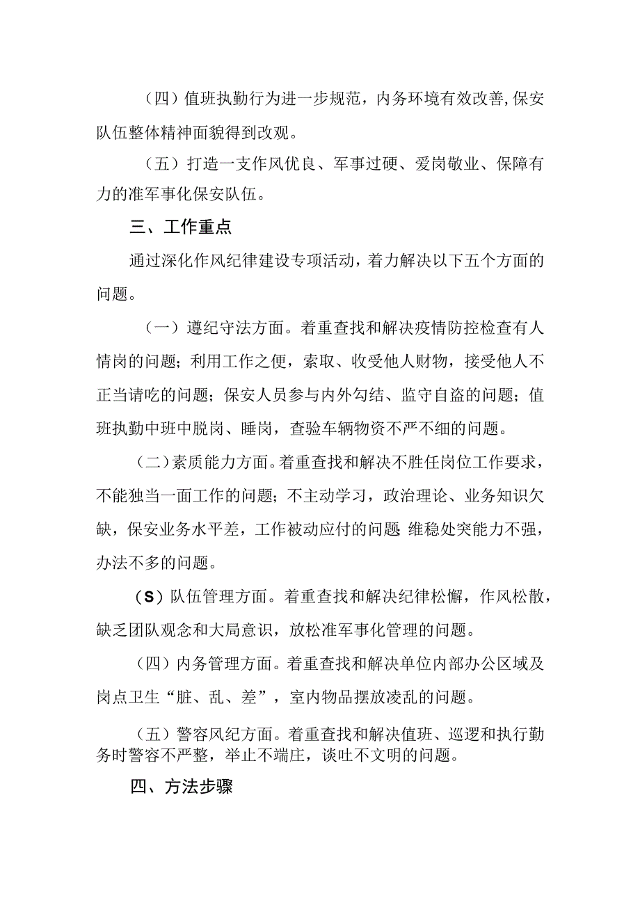 保安队伍作风建设活动方案.docx_第2页