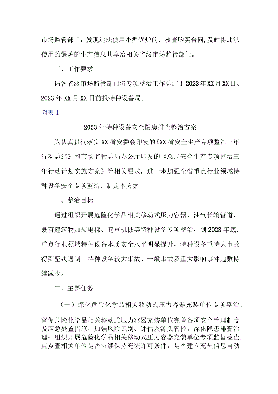 乡镇开展2023年特种设备安全隐患排查整治方案 （合计3份）.docx_第3页