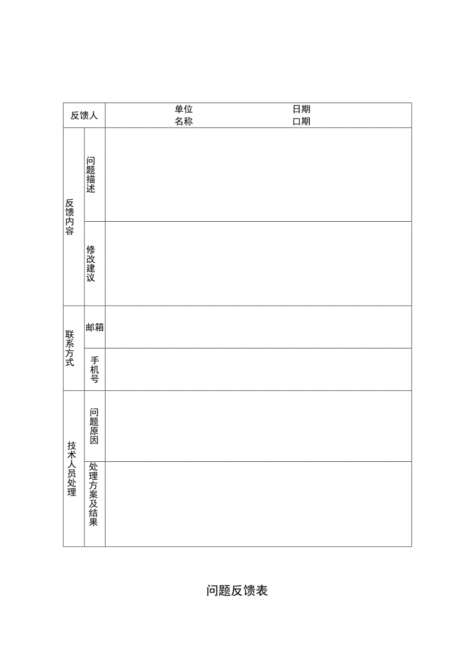 使用问题反馈表.docx_第1页