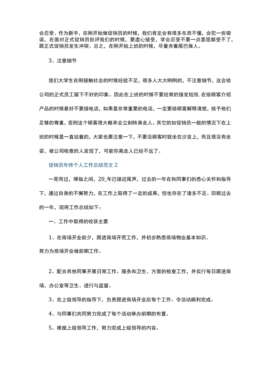 促销员年终个人工作总结范文5篇.docx_第2页