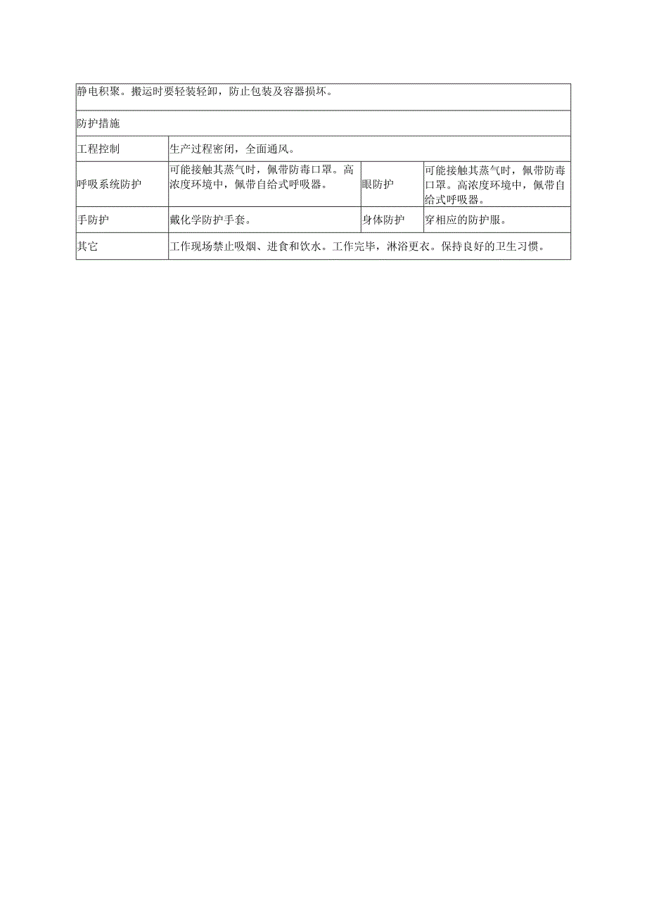 乙烯基乙醚的危险有害特性及其防护措施辨识表.docx_第2页