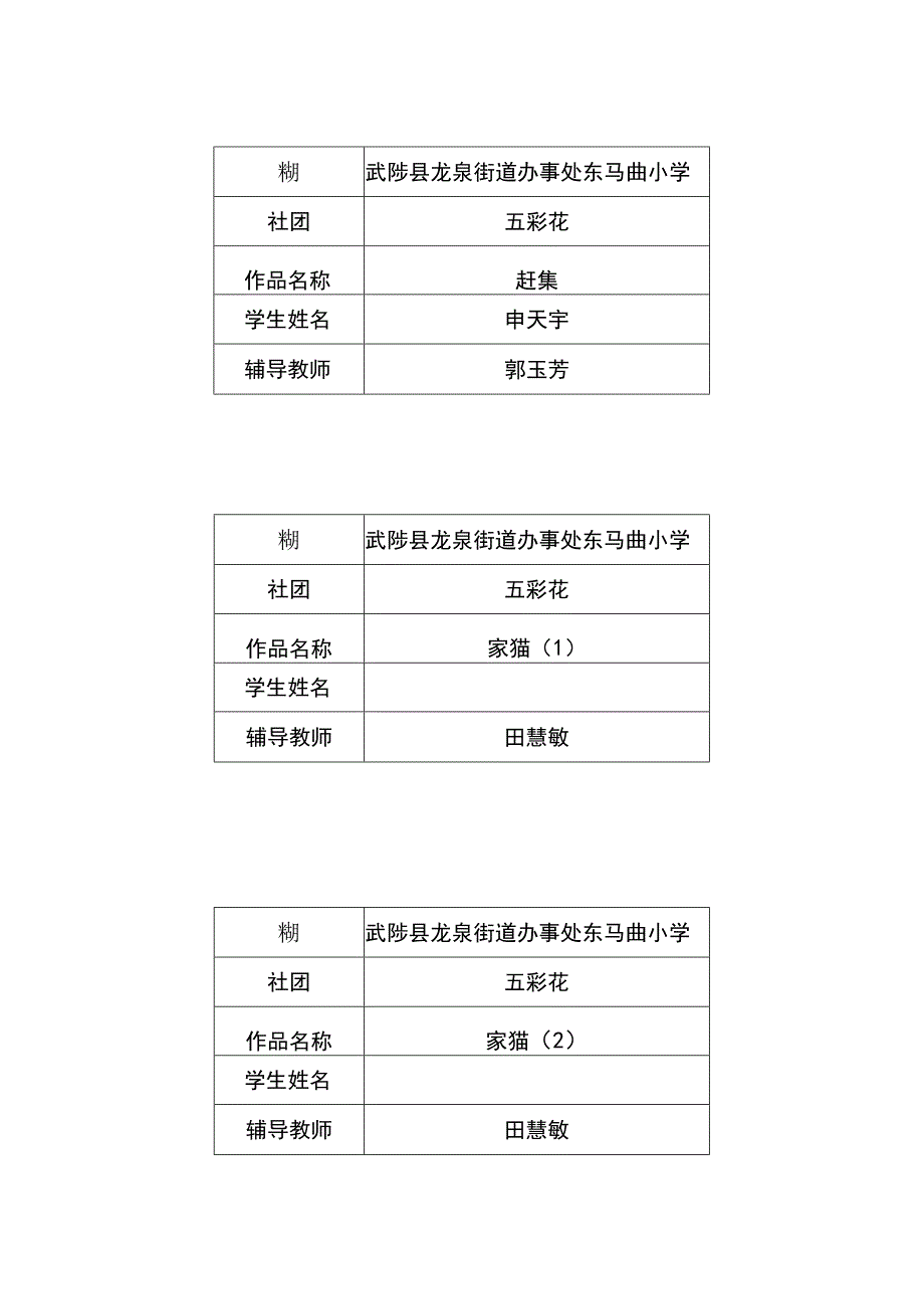 五彩花社团作品统计表.docx_第2页