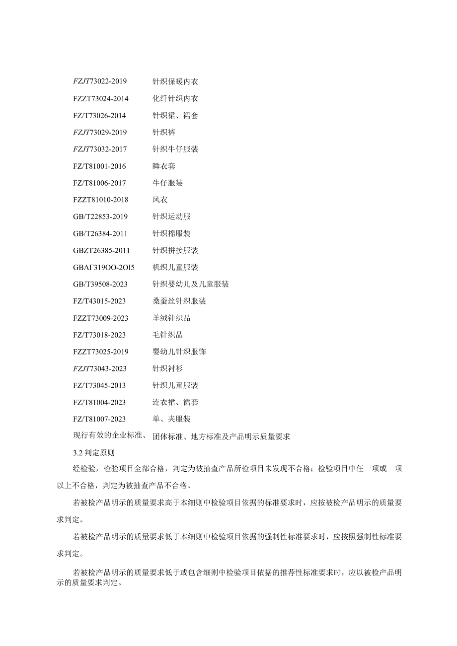 儿童及婴幼儿服装产品质量监督抽查实施细则.docx_第3页