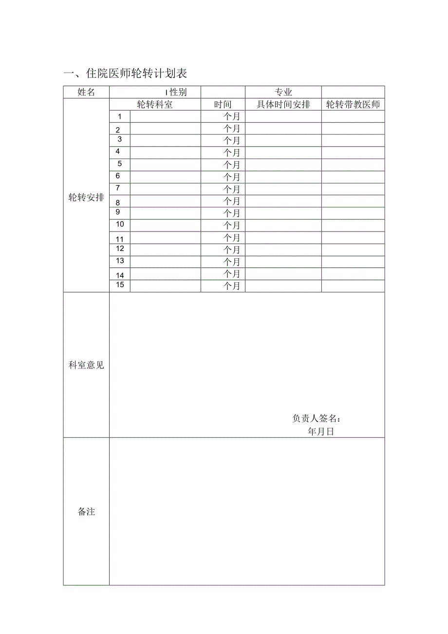 住院医师规范化培训课件轮转、考核手册.docx_第3页