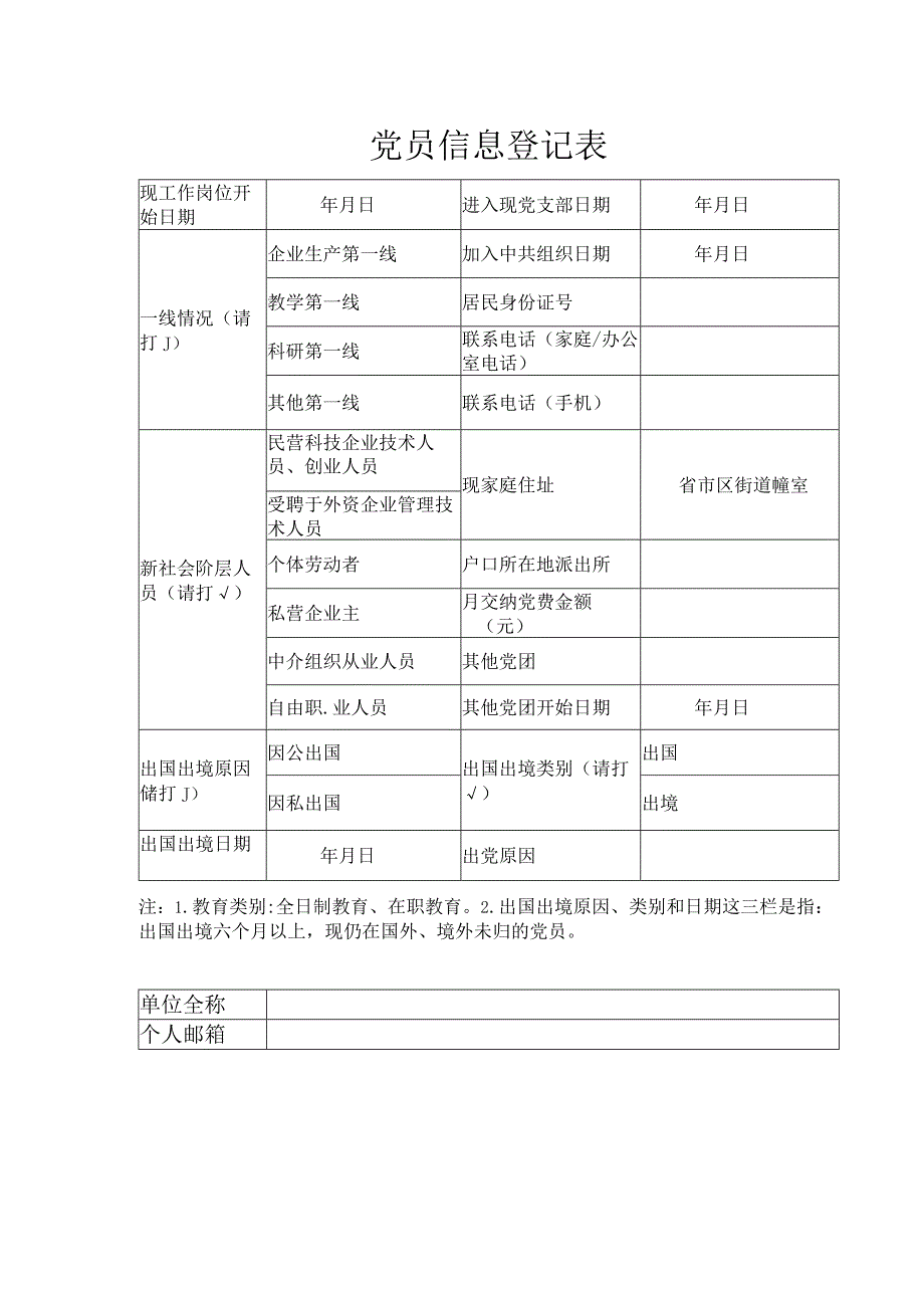 党员信息登记表.docx_第2页