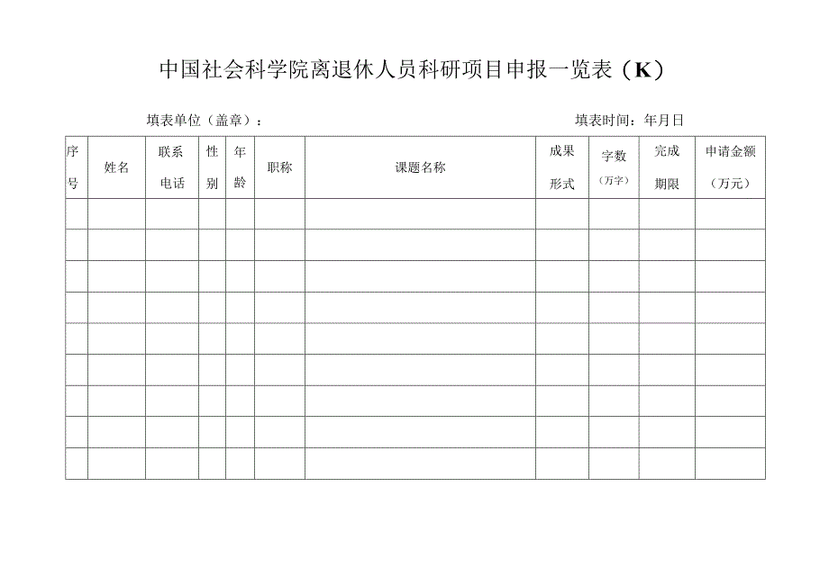 二O O五年老年科研基金课题申请一览表.docx_第1页