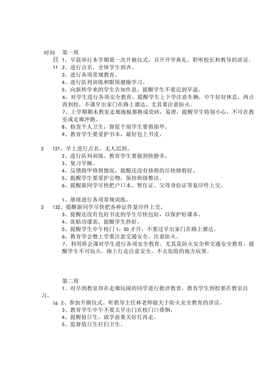 初中班主任工作日志表格.docx_第1页