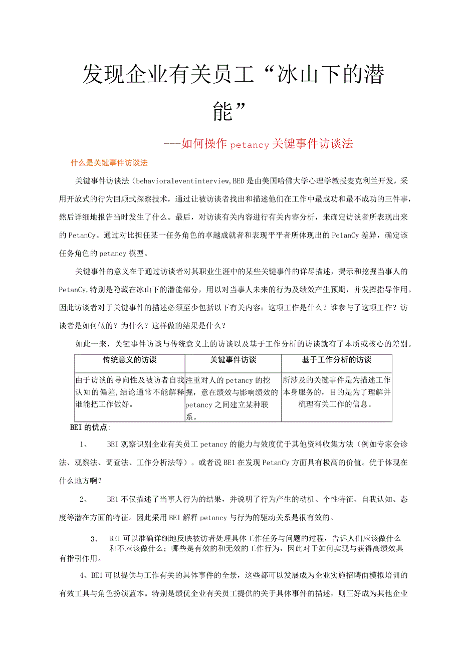 办公文档范本胜任素质模型培训报告.docx_第1页