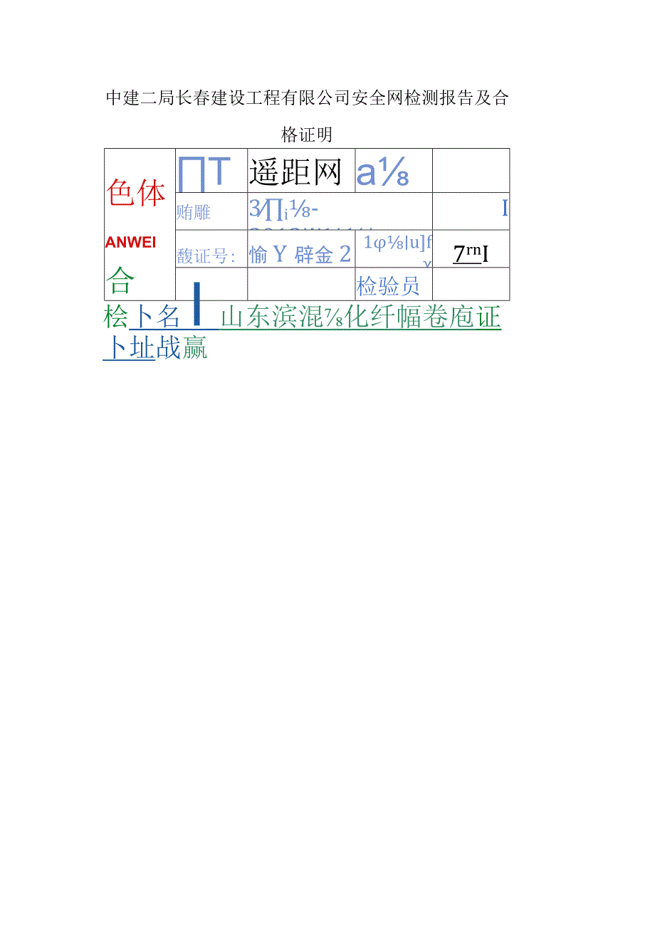 关设备、用具及配件的合格证明（申请安许证）.docx_第1页