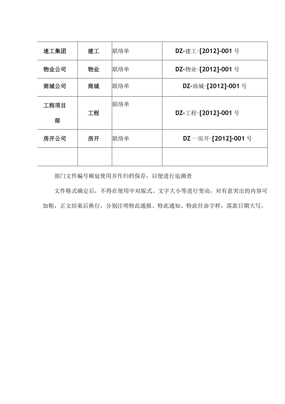 关于规范公司部分文件制作格式的.docx_第2页