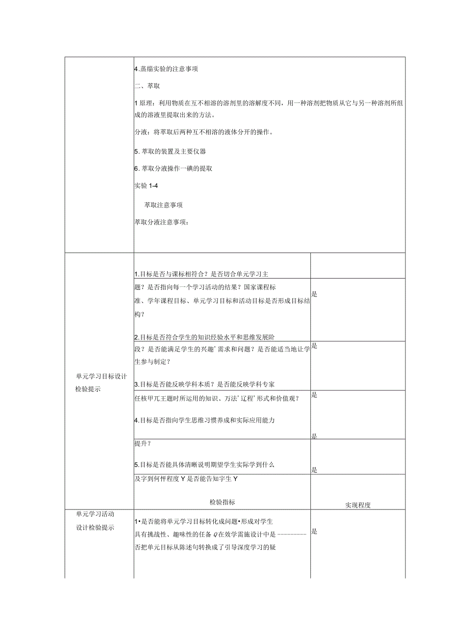单元学习目标与活动设计及检验提示单(2).docx_第2页