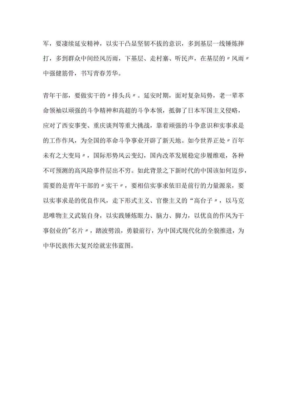 发扬延安精神心得体会发言材料.docx_第2页