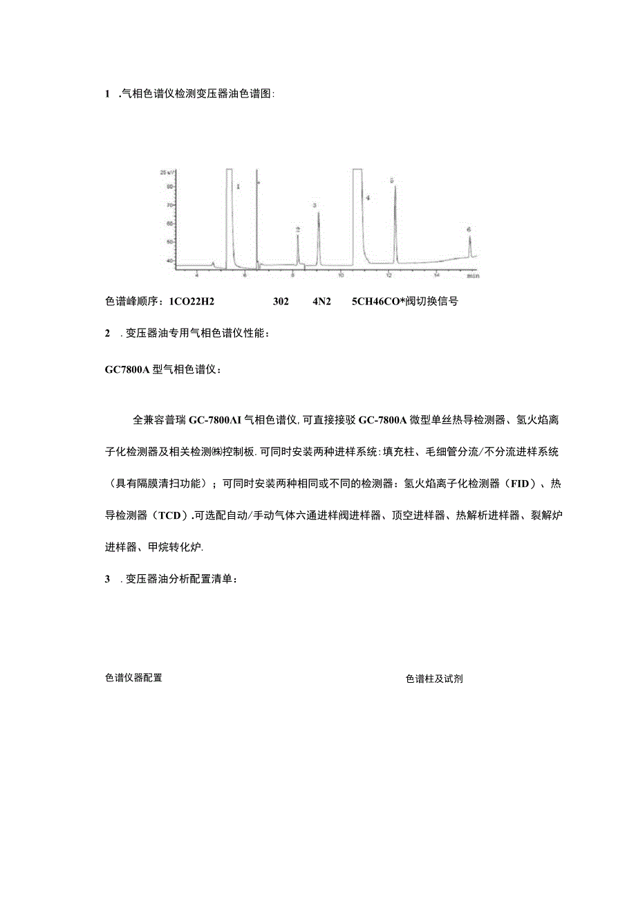 变压器油中溶解气体在气象色谱中的分析.docx_第1页