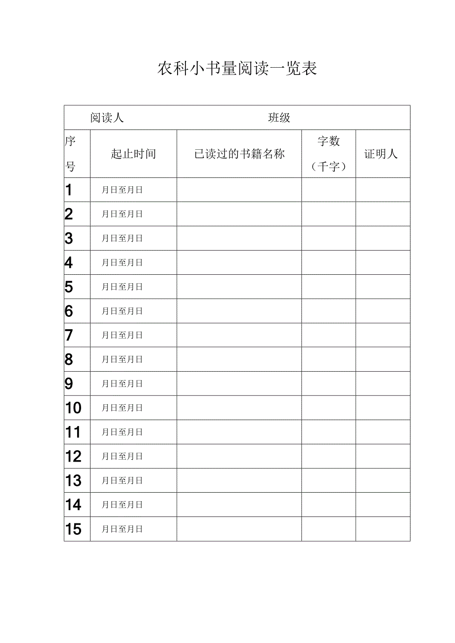 四年级农科小书童阅读记录表.docx_第2页