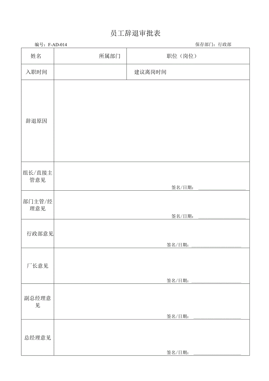 员工辞退审批表.docx_第1页