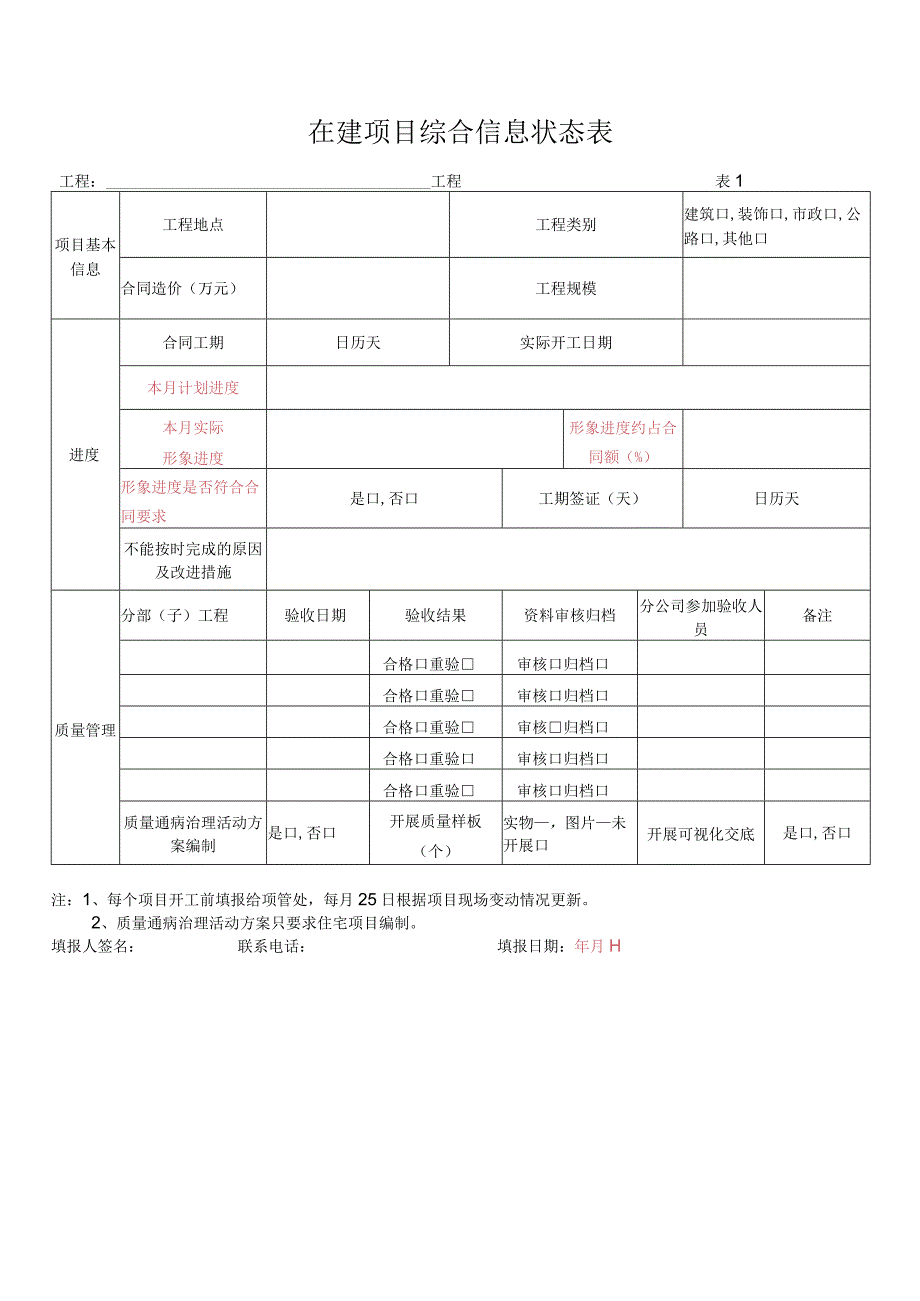 在建项目综合信息状态表空白.docx_第1页