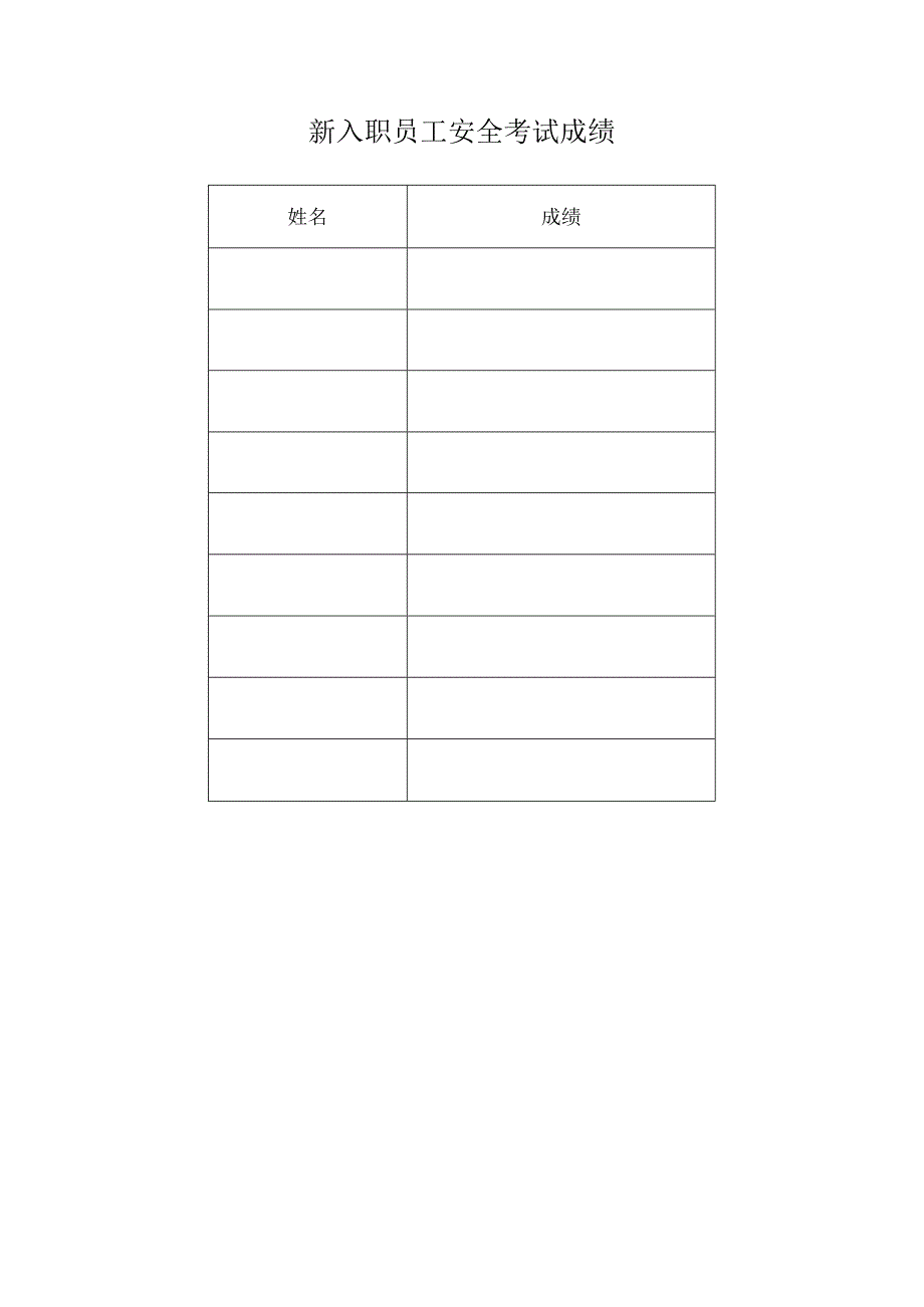 安全教育培训表格大全.docx_第2页