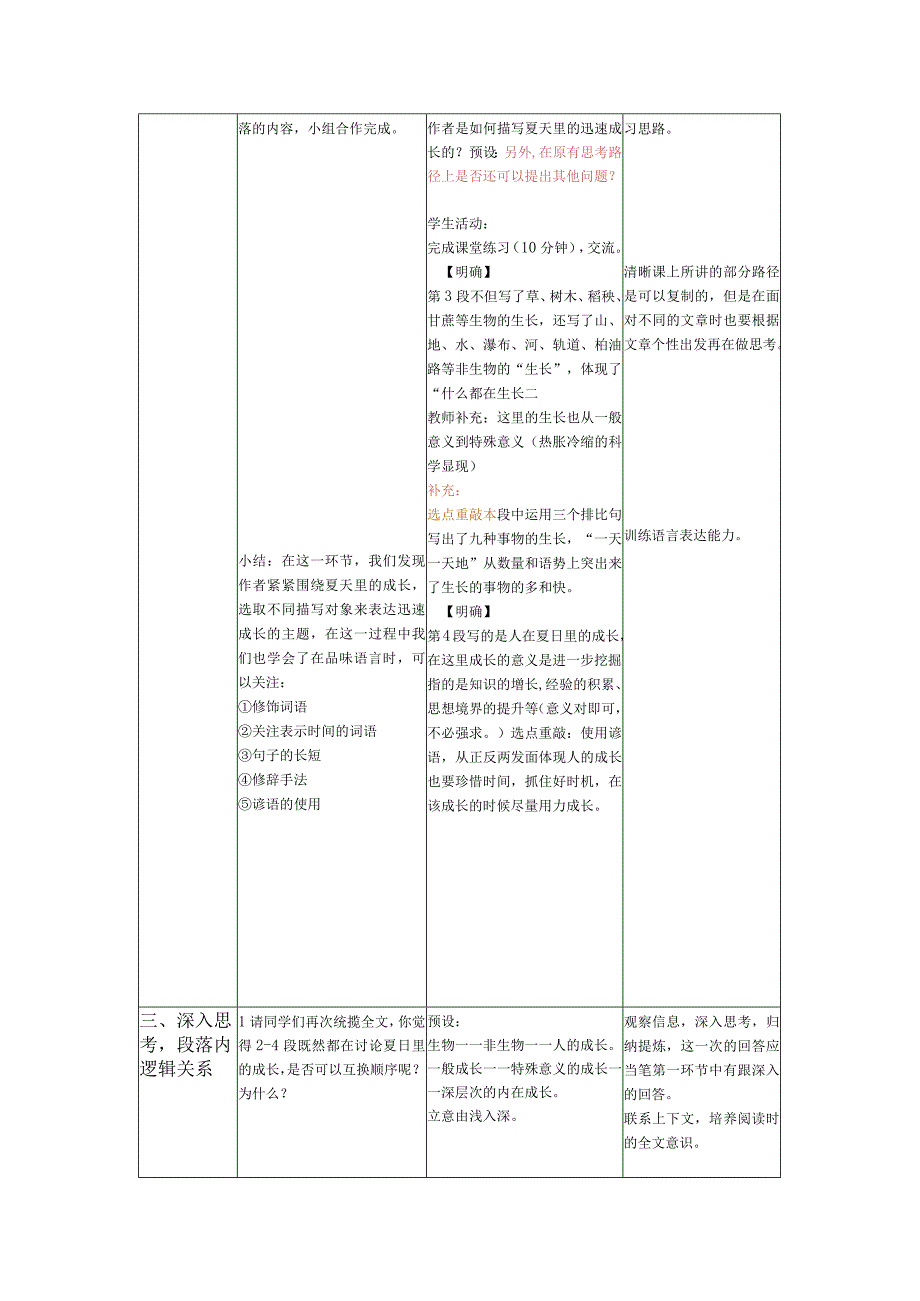 夏天里的成长教学设计.docx_第3页