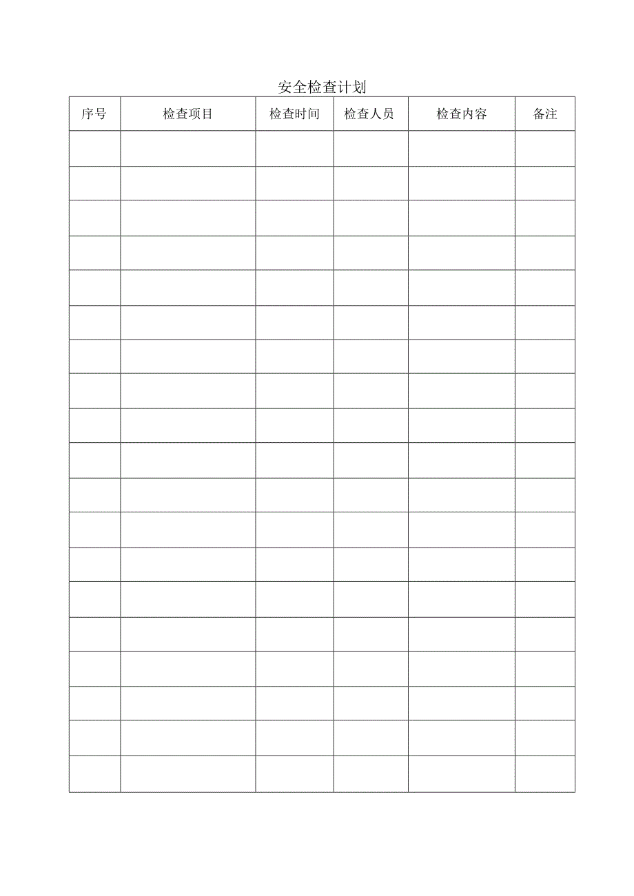 安全检查计划.docx_第1页