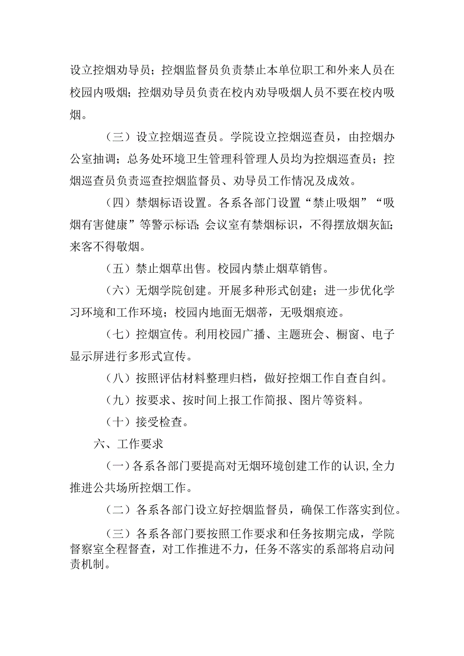 学院校园控烟工作实施方案.docx_第2页