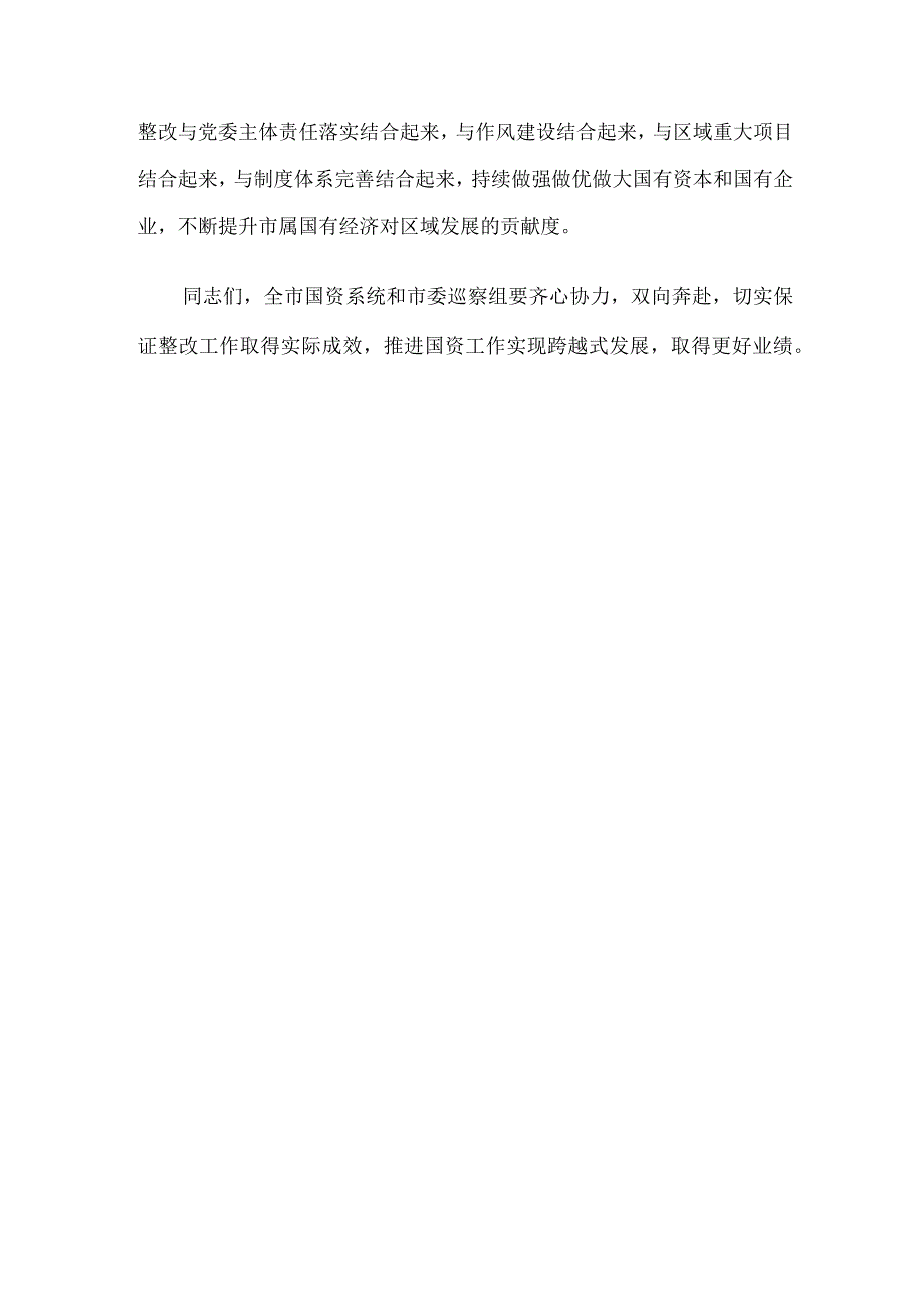 在市国资系统巡察整改工作专题会议上的讲话.docx_第3页