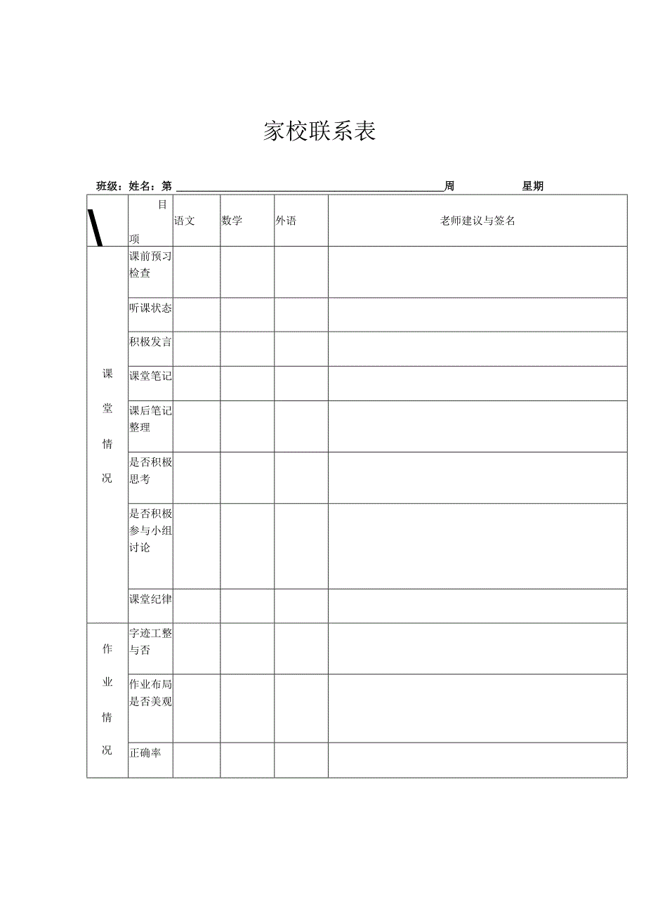 小学家校沟通记录表3样本.docx_第1页