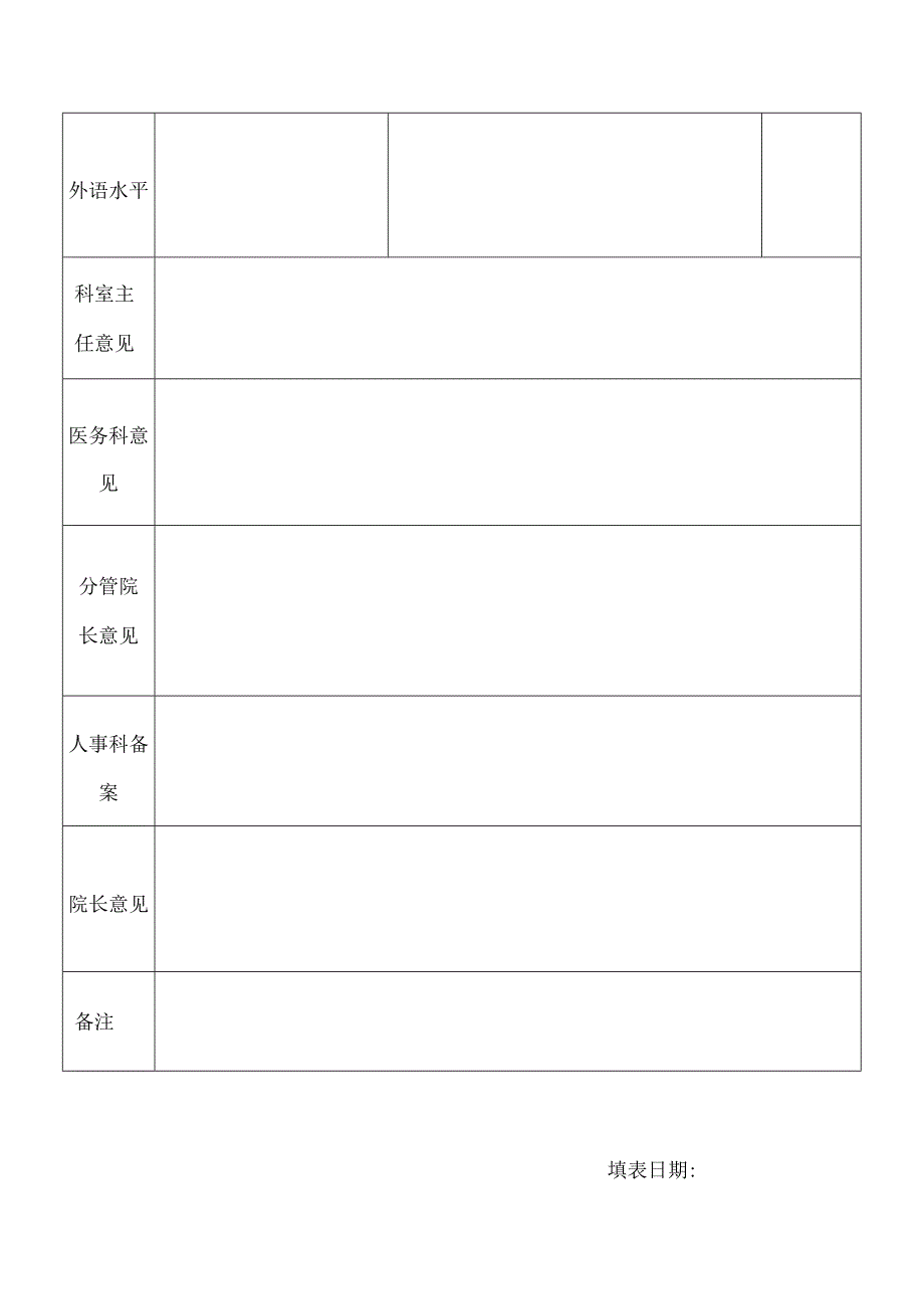 医院医师外出进修申请表.docx_第2页