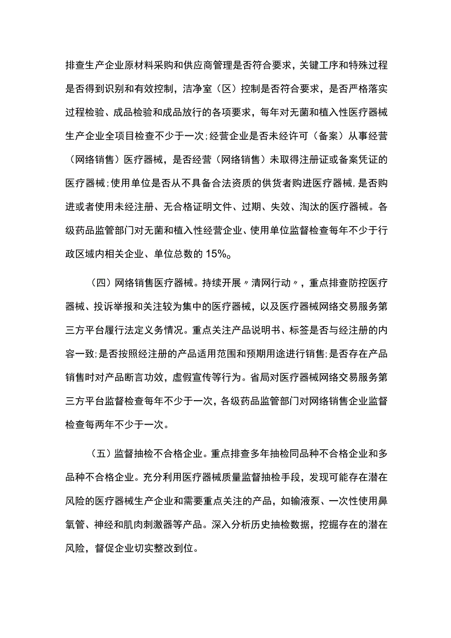 医疗器械质量安全风险隐患排查治理工作方案.docx_第3页