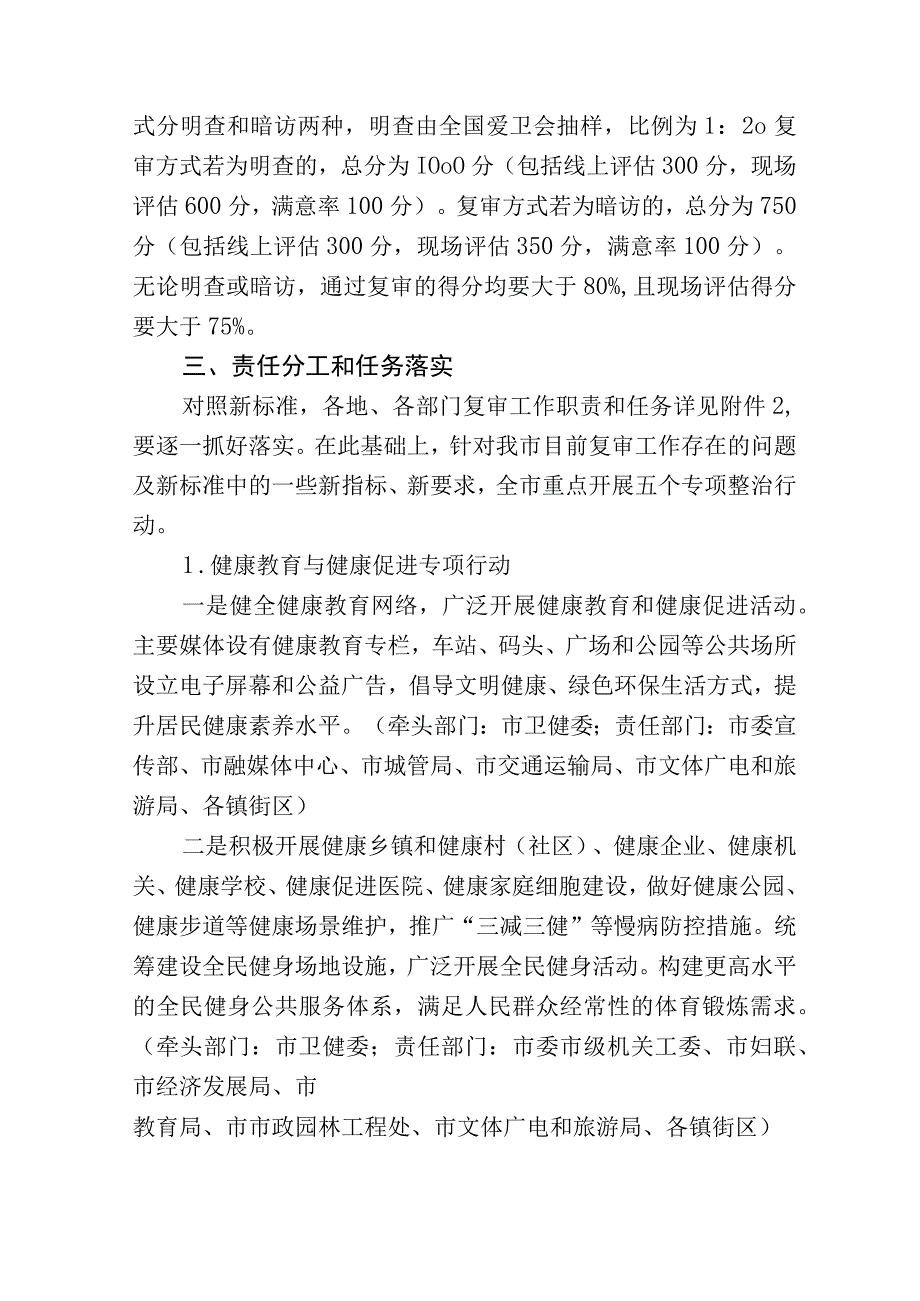 市国家卫生城市（2022-2024年）复审迎检工作方案.docx_第2页