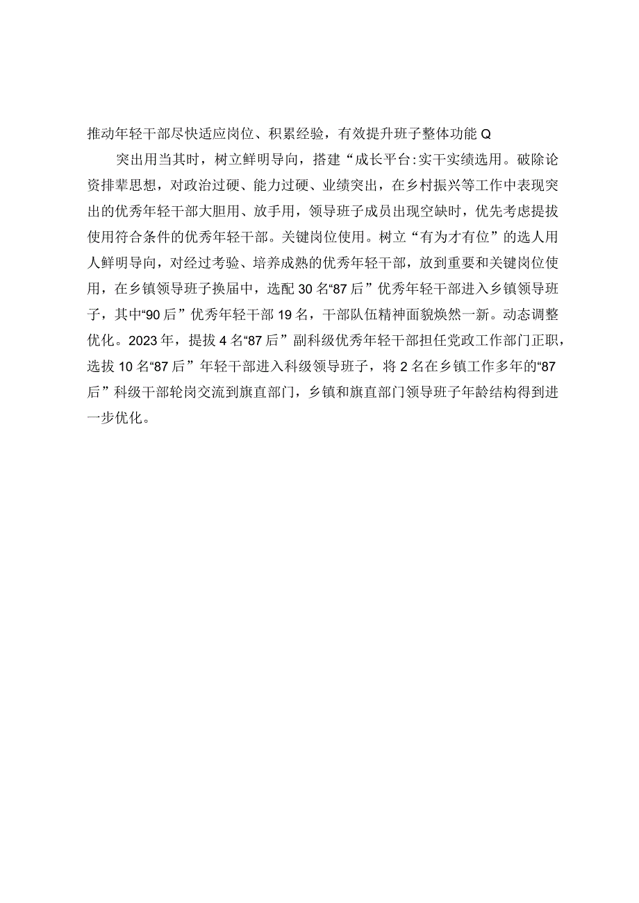 年轻干部培养选拔工作经验交流材料.docx_第2页