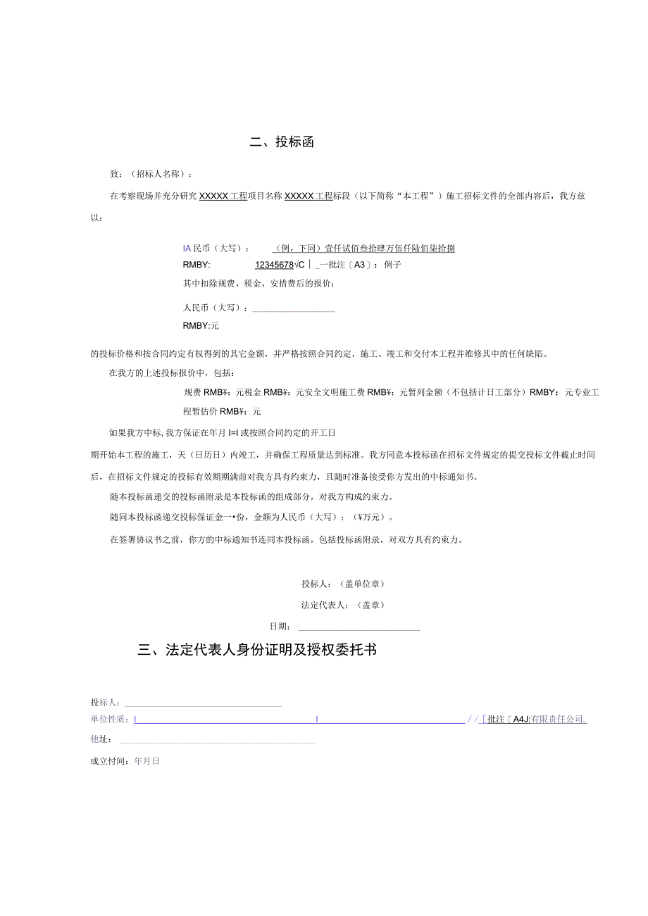 投标文件模板.docx_第2页