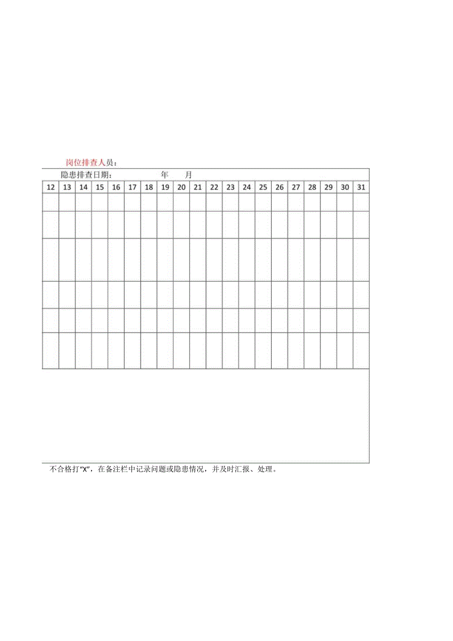 新材料公司双体系资料之生产车间设备点检表.docx_第2页