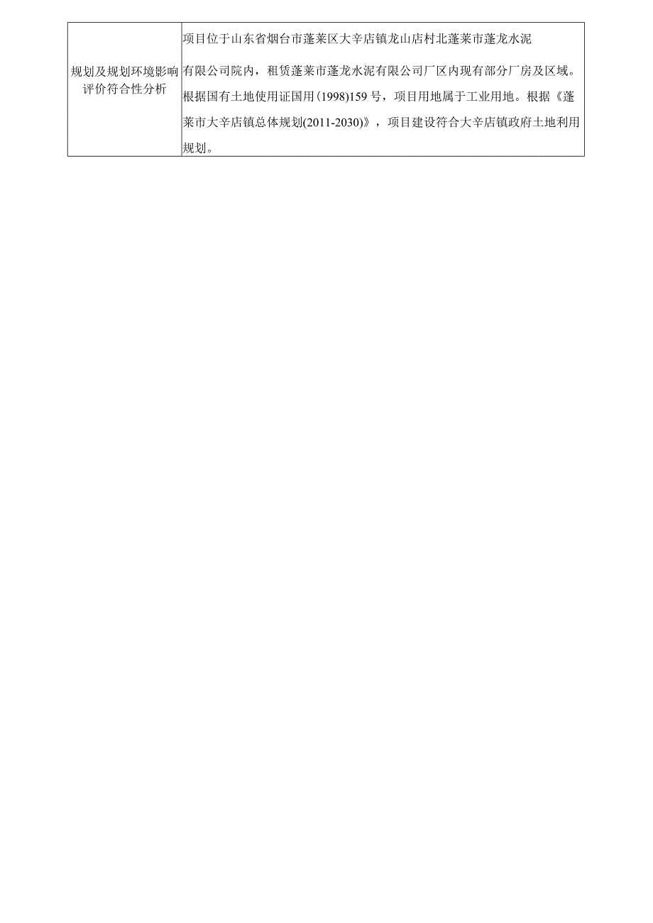 昱泰混凝土年产50万方混凝土生产线改建项目环境影响评价报告表.docx_第2页