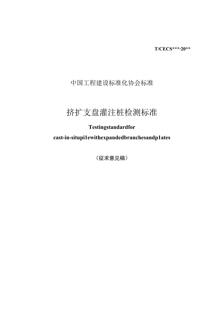 挤扩支盘灌注桩检测标准征求意见稿.docx_第1页