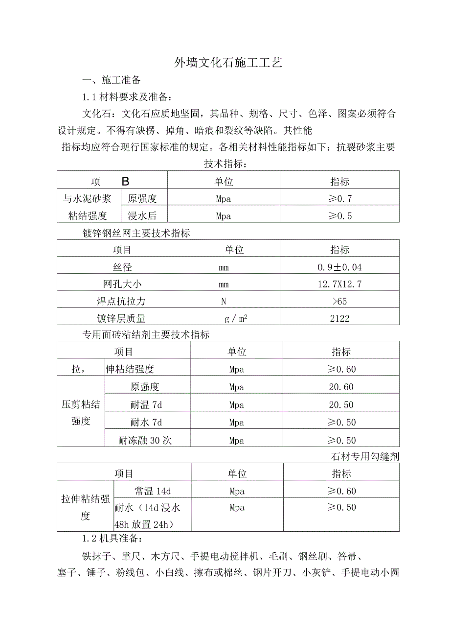 方案别墅外墙文化石施工专项方案.docx_第1页