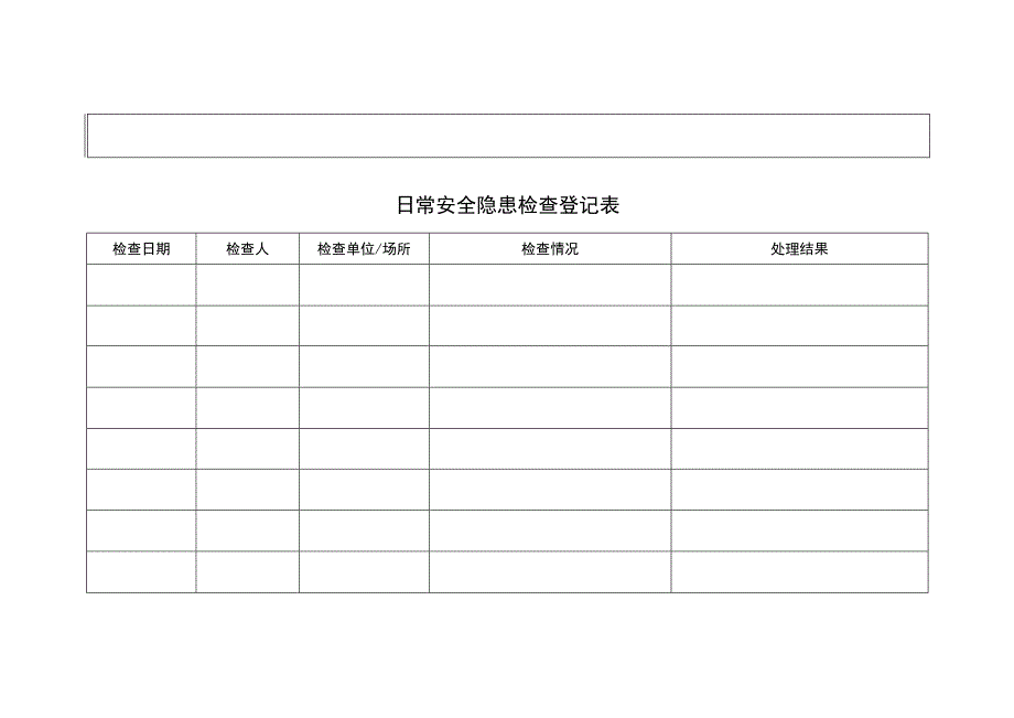 日常安全隐患检查登记表.docx_第3页